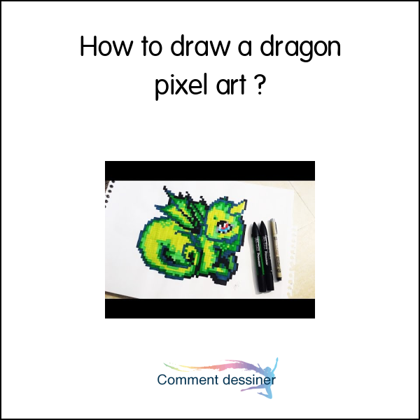 How to draw a dragon pixel art